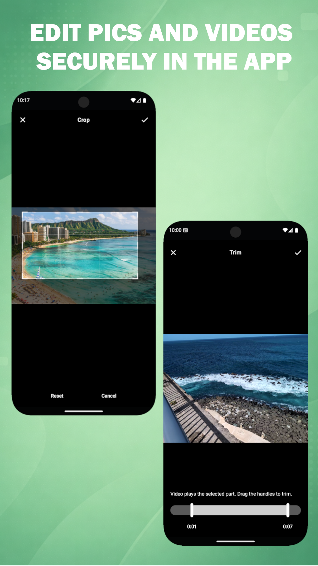 MySafeCam Edit Feature